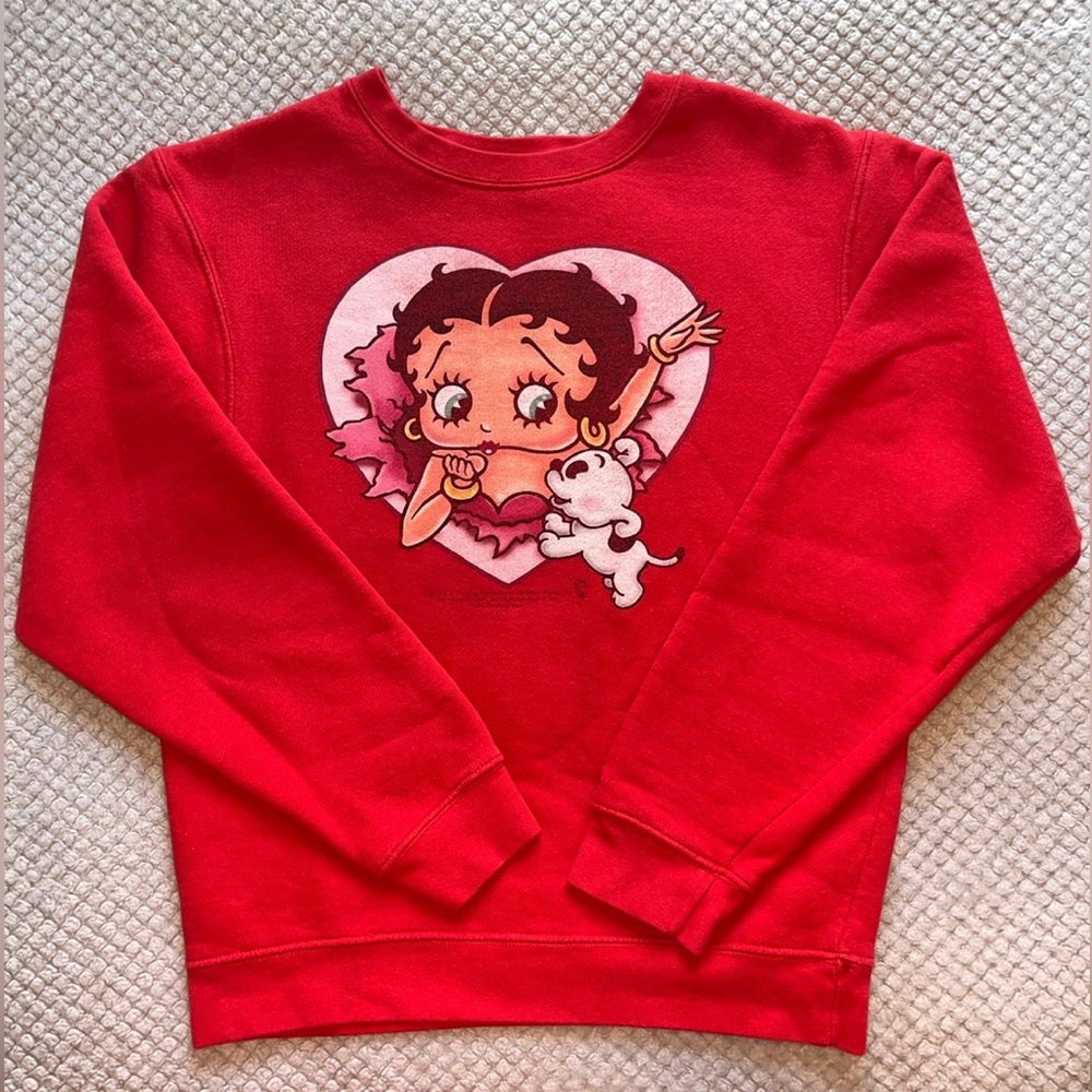 betty boop sweatshirt